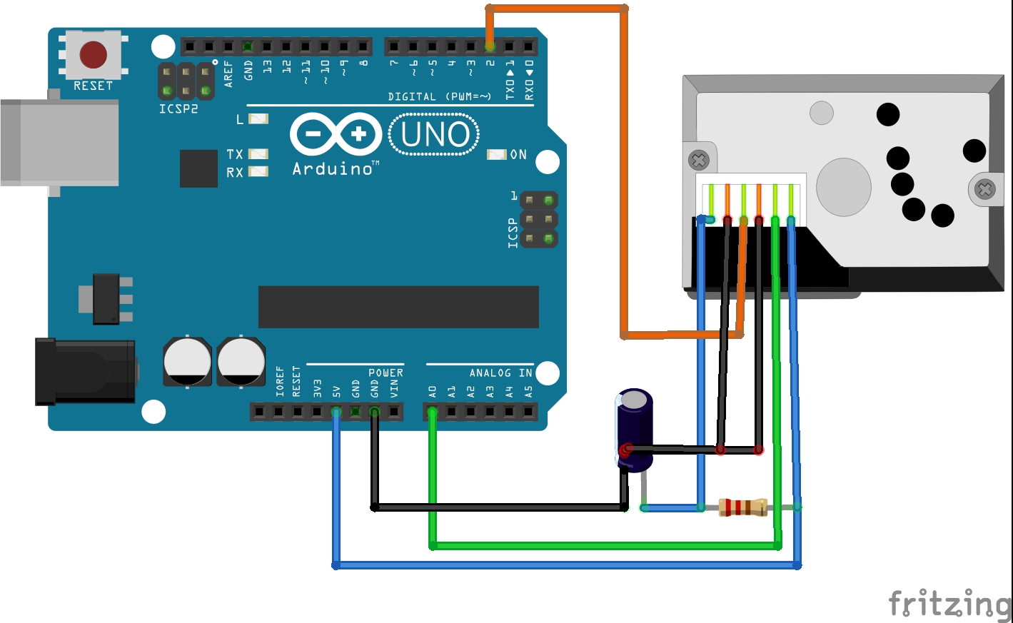 PM2.5 GP2Y1010AU0F Dust Smoke Particle Sensor - Image 11