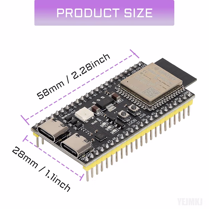 ESP32-S3-WROOM-1 N16R8 Dev Board (16MB Flash, 8MB PSRAM) - Image 5