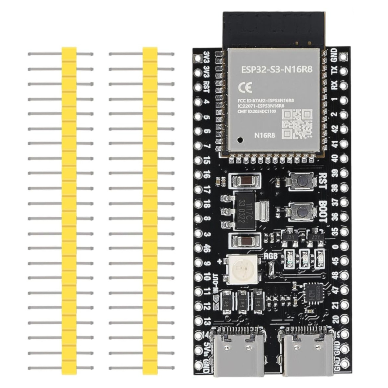 ESP32-S3-WROOM-1 N16R8 Dev Board (16MB Flash, 8MB PSRAM) - Image 10