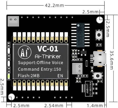 Ai-Thinker VC-02 Offline Speech Recognition Control Module - Image 8