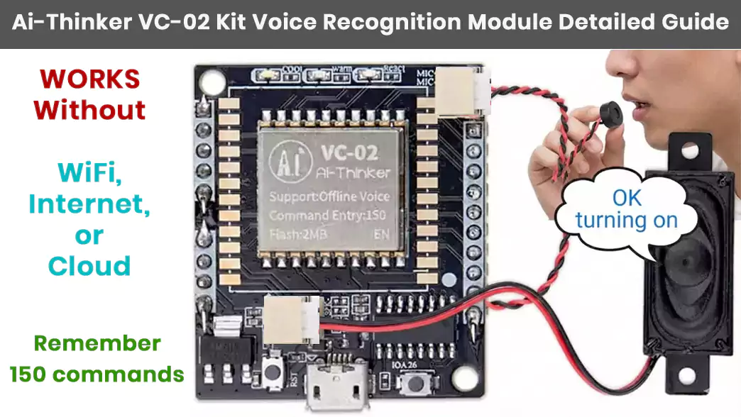 Ai-Thinker VC-02 Offline Speech Recognition Control Module - Image 9
