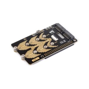 PCIe to 2-Ch M.2 HAT+ (B) for Raspberry Pi 5