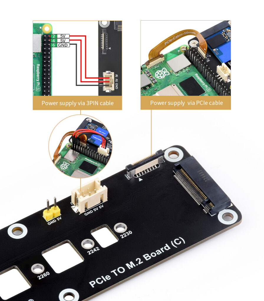 PCIe to M.2 Board C 010